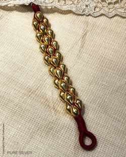 ASDS-24718 Silver Gold Bracelet