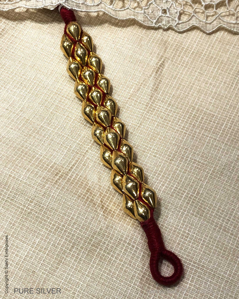 ASDS-24718 Silver Gold Bracelet