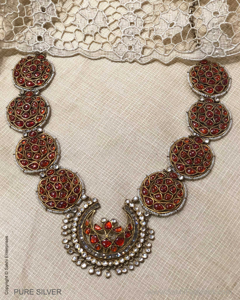 Unique Dazzling Beads Multi-coloured Onyx Beads Jewelry Set