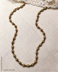 ASDS-24744 Pure Silver with Gold Plated Mala