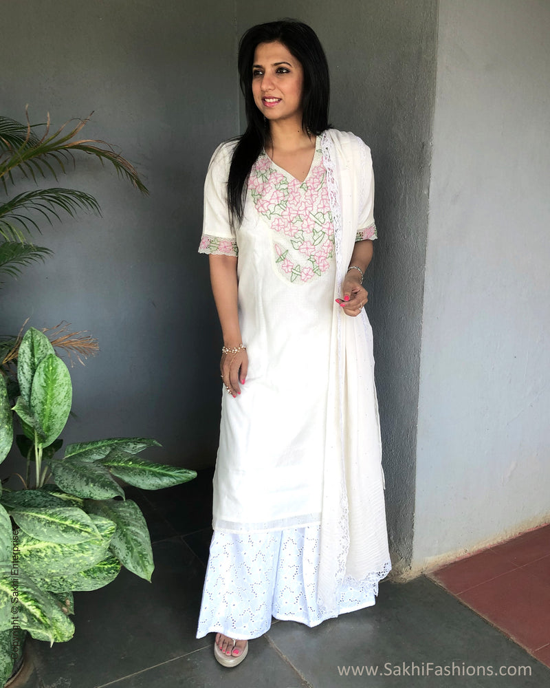 EE-Q22948 White Unstitched Top