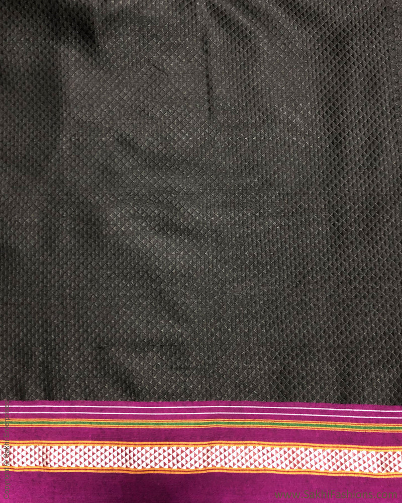 BL-S16490 Black Cotton Bluse Fabric