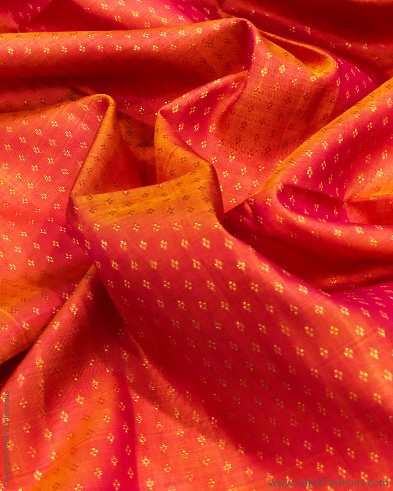 BL-F19945 Peach Kanchi Blouse