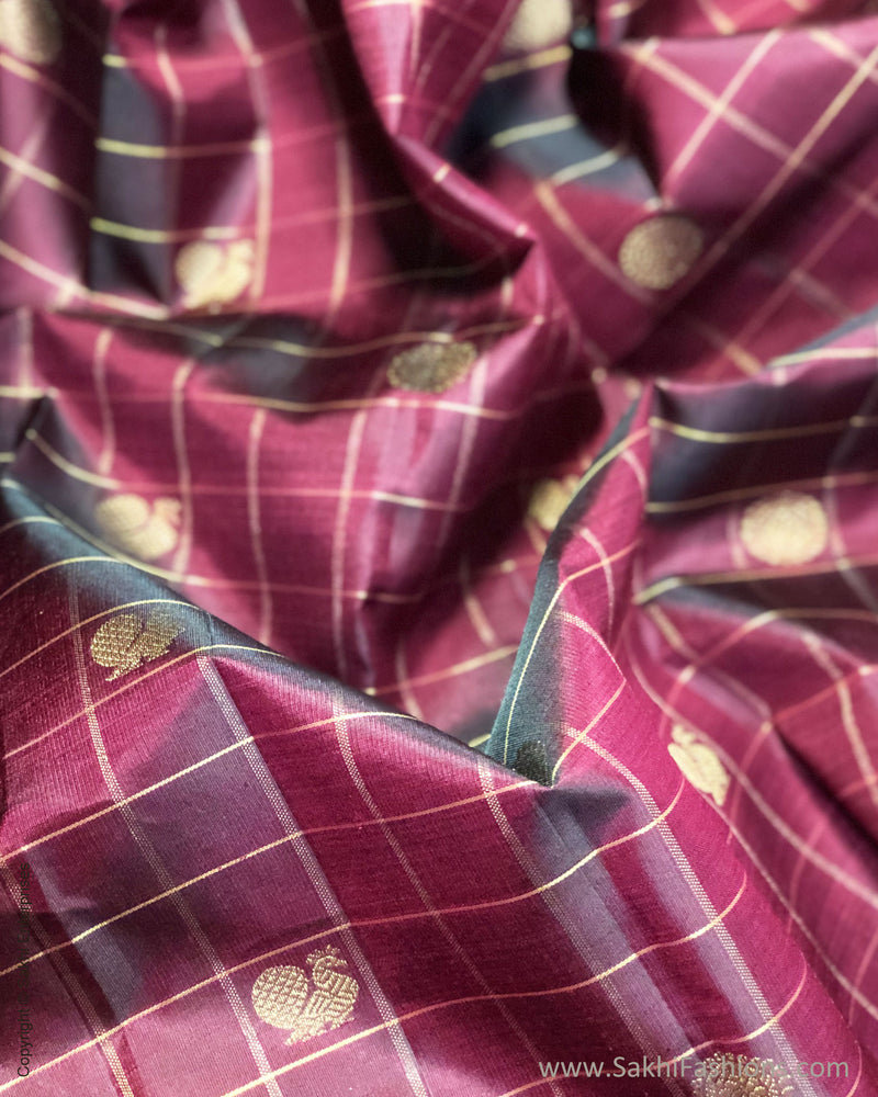 BL-F26979 Maroon Kanchi Blouse
