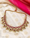 ASDS-T27137 SilverGold  Necklace