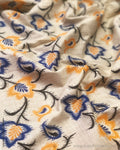 BL-F27227 Blue Cotton Blouse Fabric