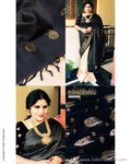 DP-S26644 Black Kanchi sari