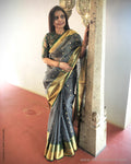 EE-S26843 Grey Katan Chanderi