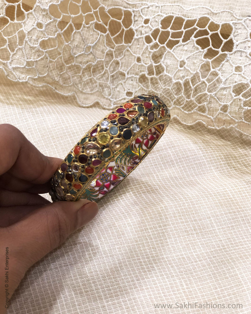 AJDS-28040 Navrathna Bangle