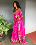 EE-S18065 Pink KalamCutwork