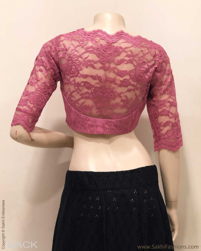 DRBL-7946 Pink Lace RBlouse