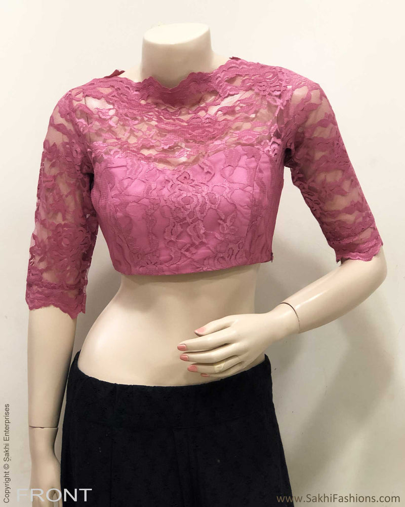 DRBL-7946 Pink Lace RBlouse