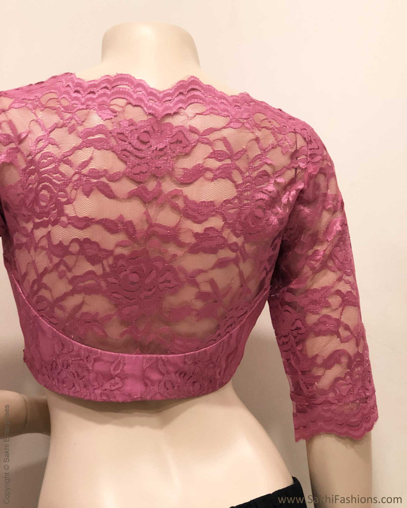 DRBL-7946 Pink Lace RBlouse