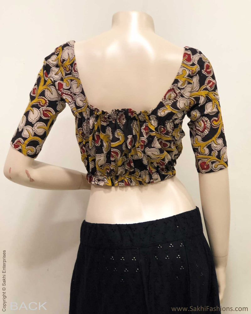 BL-R28902 BlackKalam RBlouse