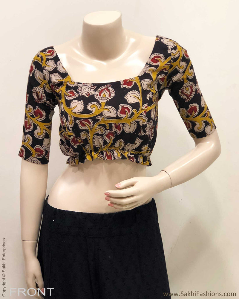 BL-R28902 BlackKalam RBlouse