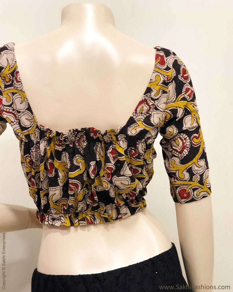 BL-R28902 BlackKalam RBlouse
