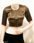 BL-S29132A Black Kanchi Blouse