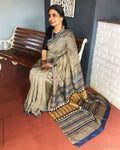 EE-S28824 Cream Chanderi