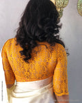DRBL-Y7946 Yellow Lace Rblouse