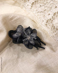 AX-30648 Black Flower Clip