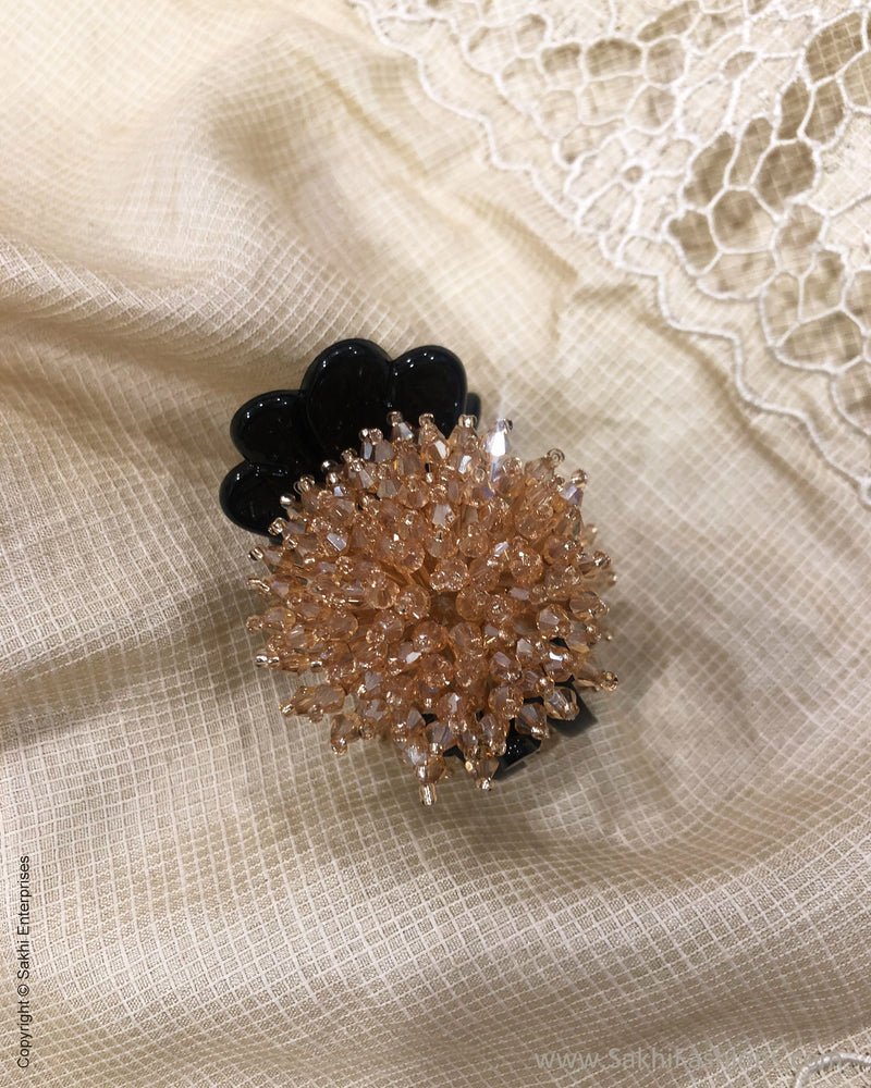 AX-30643 Beige Crystal Clip
