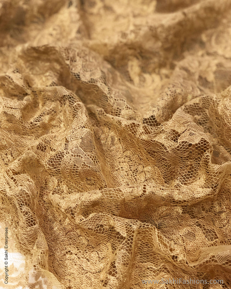 DRBL-1528 - Gold Pure Silk Blouse Fabric