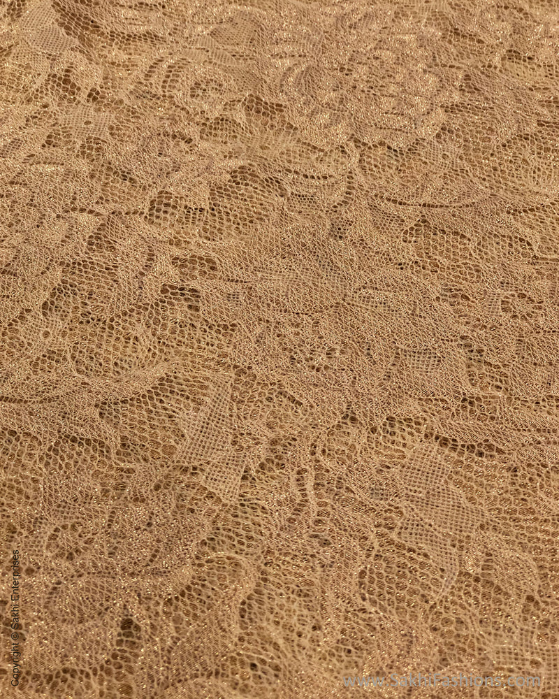 DRBL-1528 - Gold Pure Silk Blouse Fabric