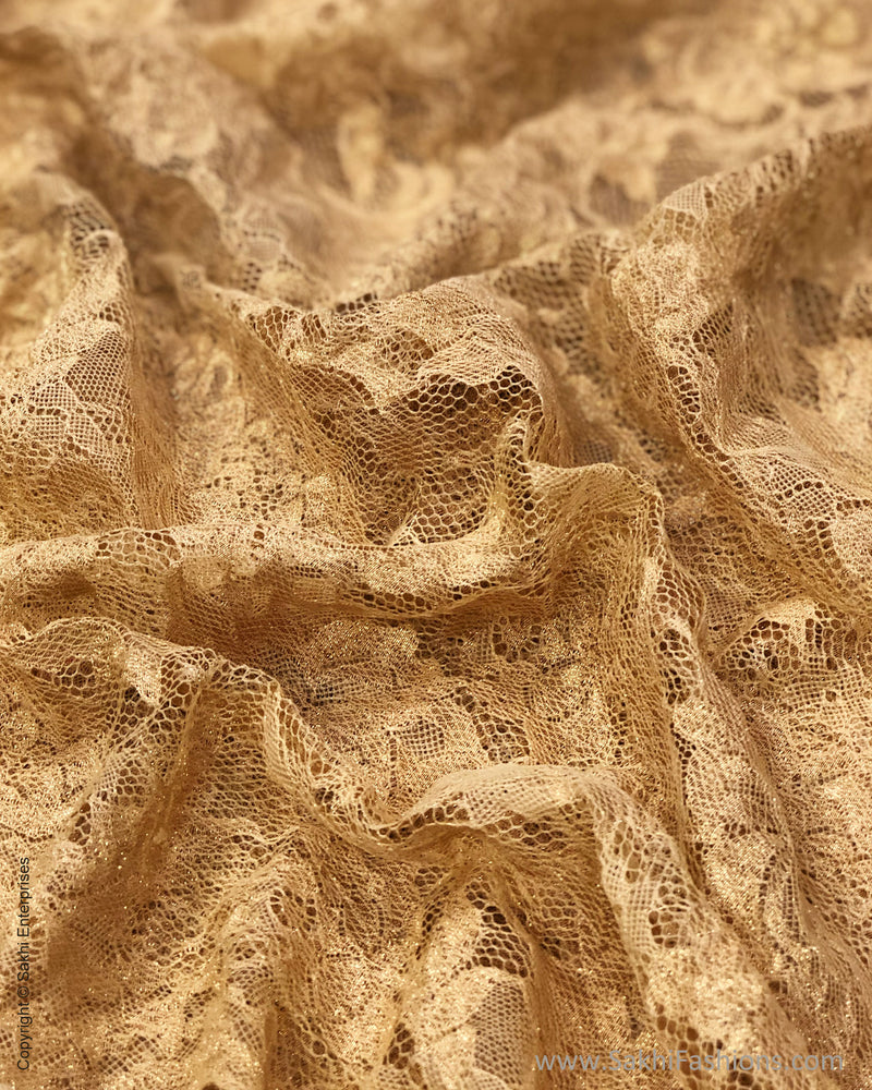 DRBL-1528 - Gold Pure Silk Blouse Fabric