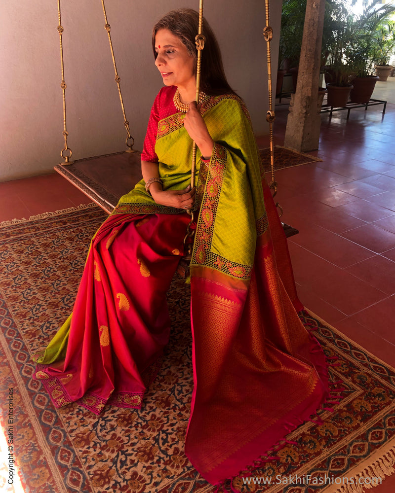 EE-S23448 Green Kanchi CutWork