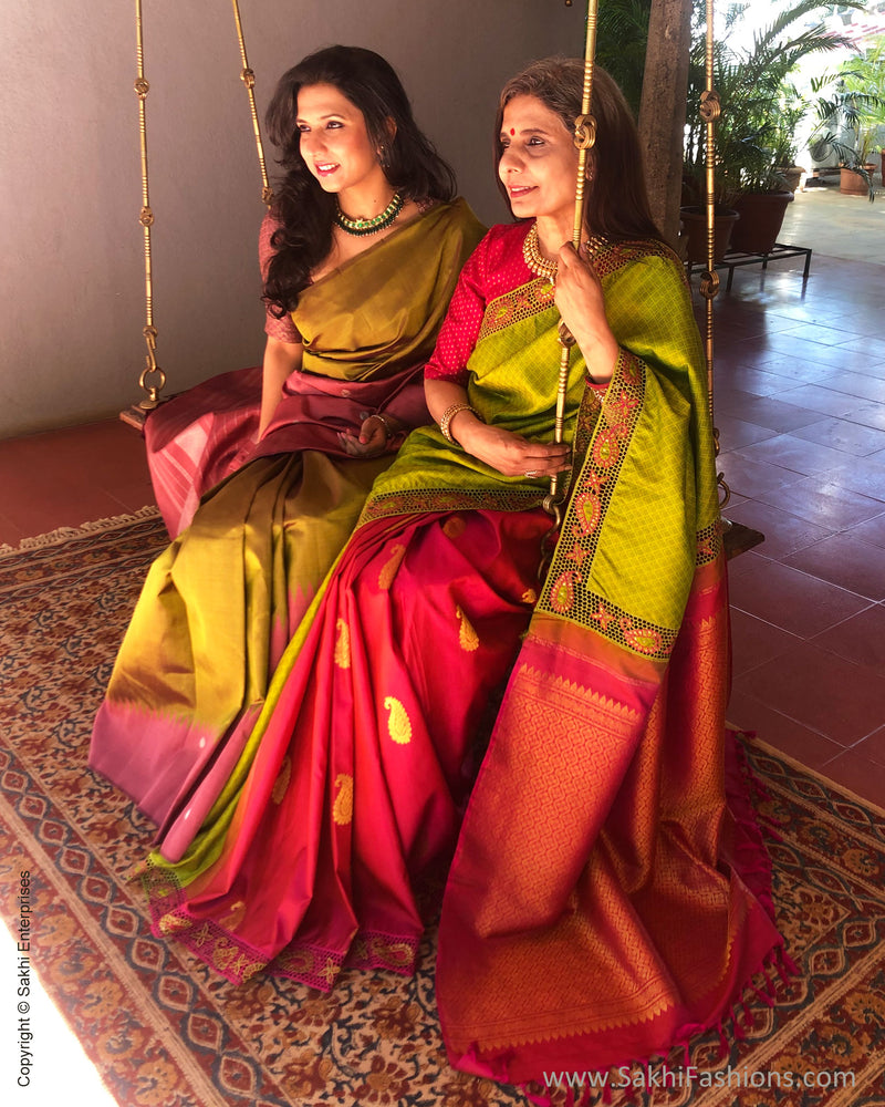EE-S23448 Green Kanchi CutWork