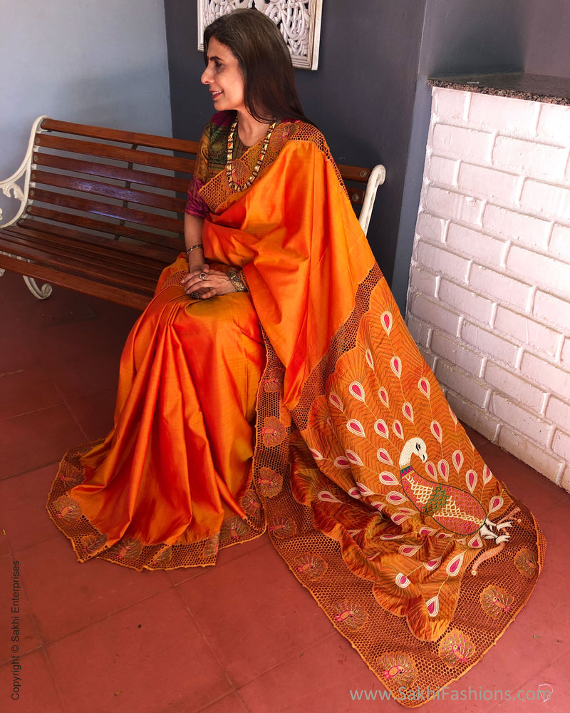 EE-S27755 Mustard Peacock Kanchi