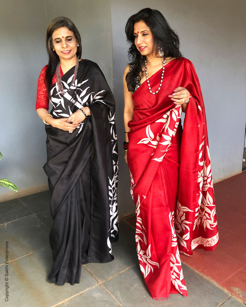 EE-S27840 Red Batik Sari