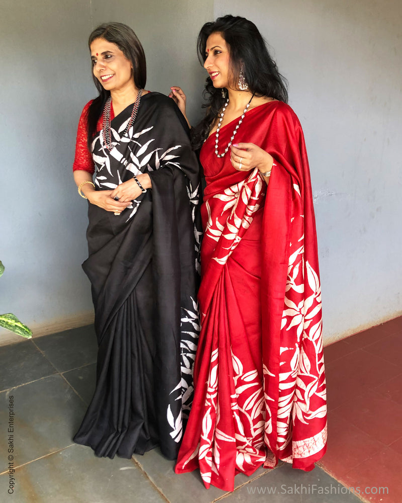 EE-S27840 Red Batik Sari