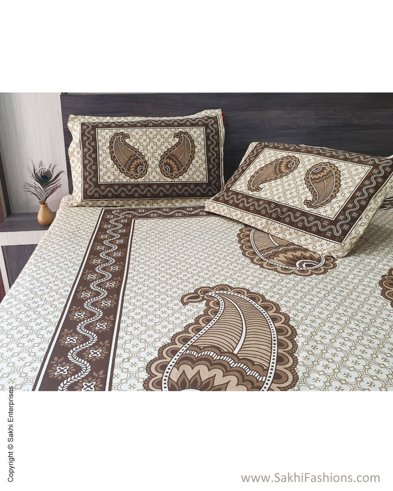 DP-S28843 Beige Bed Sheet