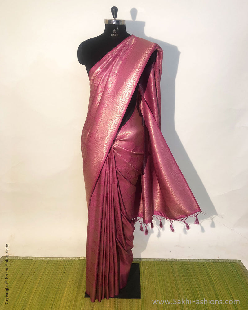 DP-S30969 Pink Faux Banarsi