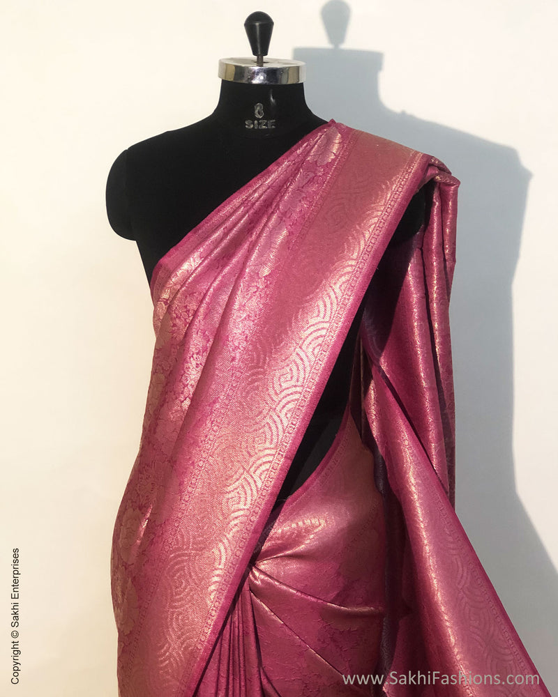 DP-S30969 Pink Faux Banarsi
