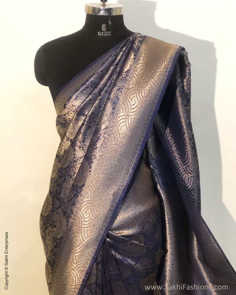 DP-S30962 Blue Faux Banarsi