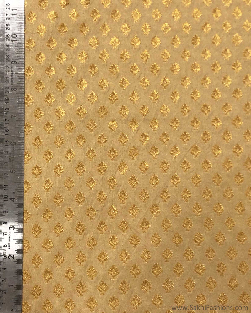 BL-F31014 Cream Brocade Fabric