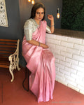 EE-S31299 Pink Banarsi Saree