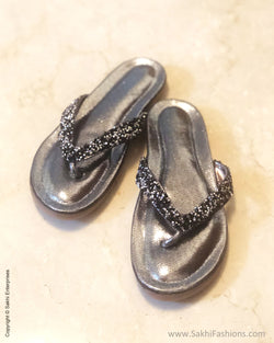 AFDS-32198 Silver sparkle Footwear