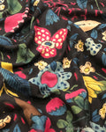 BL-F32023 Black Silk Kalamkari