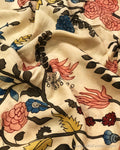 BL-F32015 Cream Silk Kalamkari