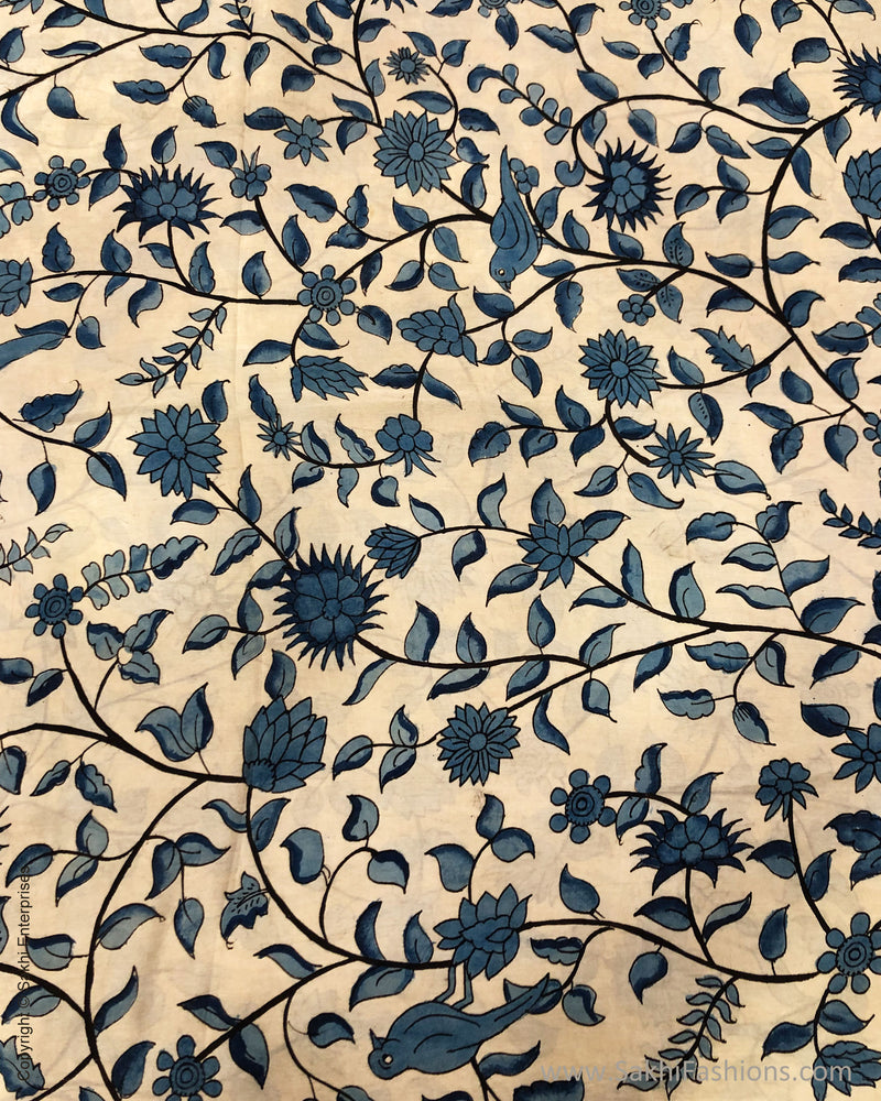 BL-F32016 Cream Silk Kalamkari