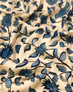 BL-F32016 Cream Silk Kalamkari