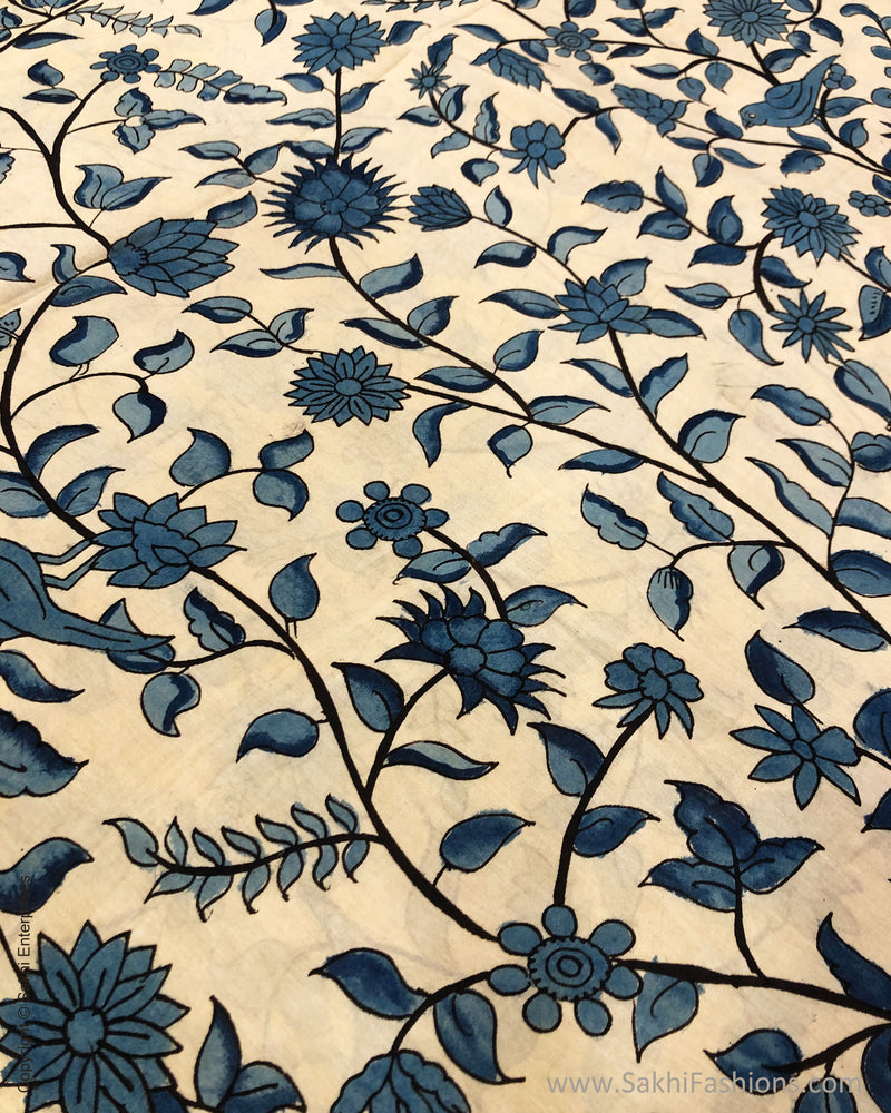 BL-F32016 Cream Silk Kalamkari