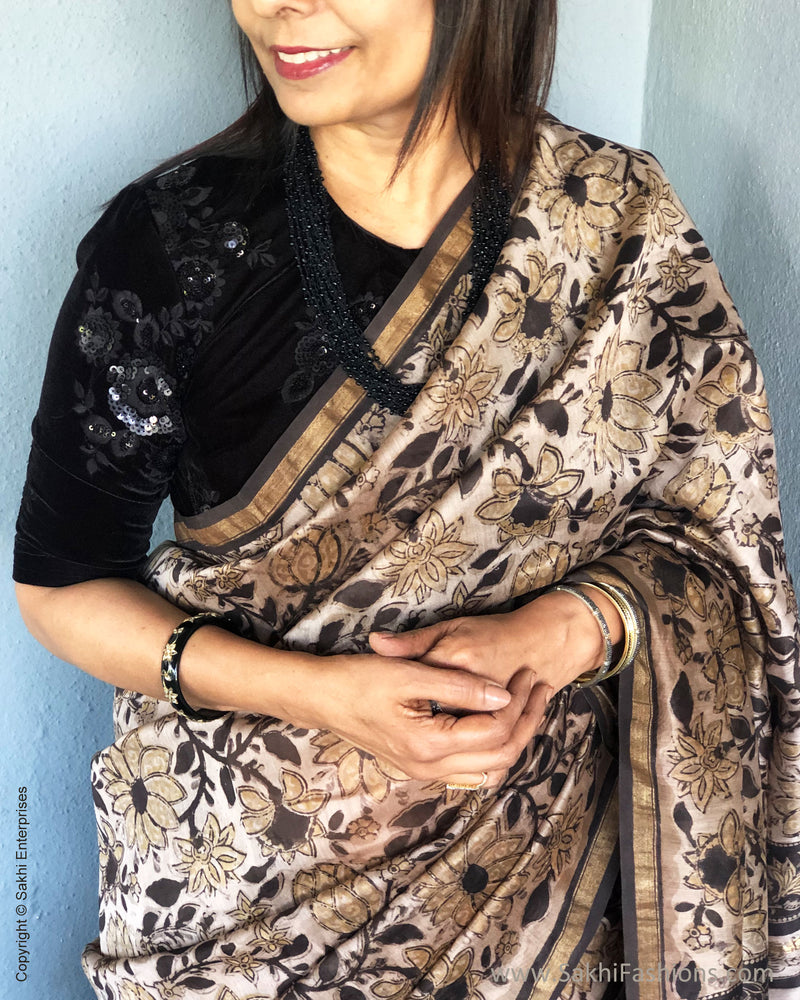 EE-S31783 Floral Chanderi