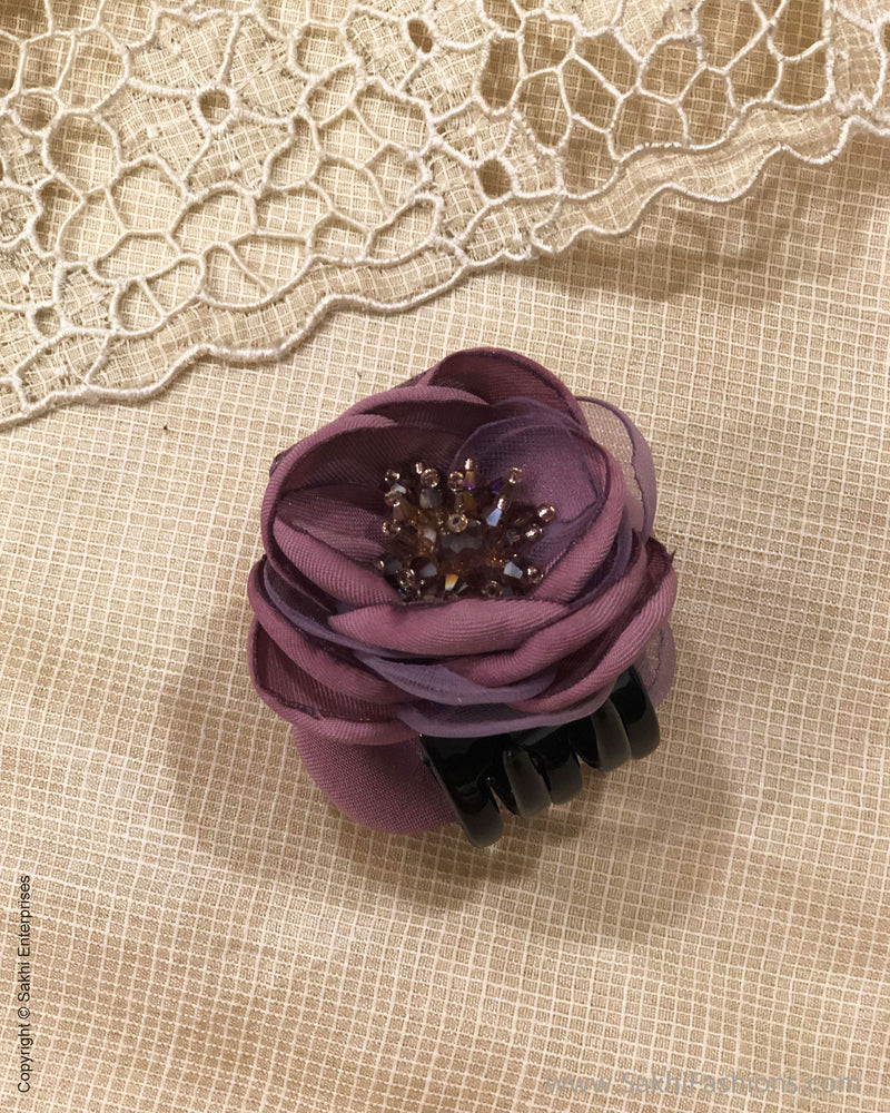 AX-0037 Satin Crystal Clip