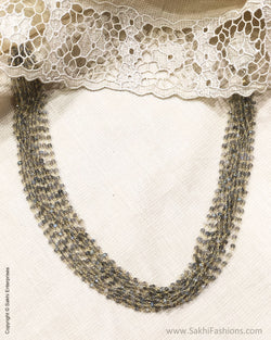 ASDS-30626 Grey Bead Mala