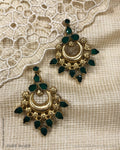 ASDS-30587 Silver Green Earring