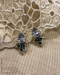 ASDS-30613 White Silver Earring
